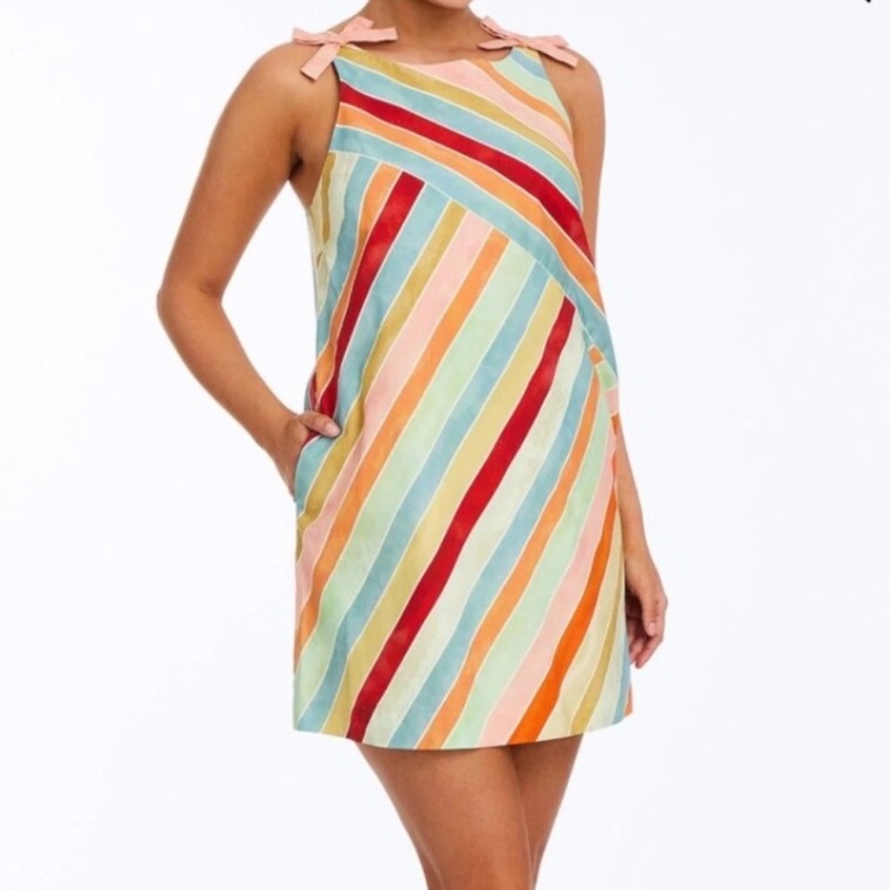MESTIZA New York Payton Dress in Cabana Stripe NWT